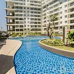 Spacious Chic Studio Room Apartment At Gateway Pasteur By Travelio